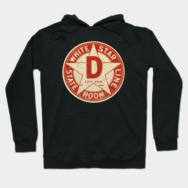 White Star Line - Badge Hoodie by Midcenturydave